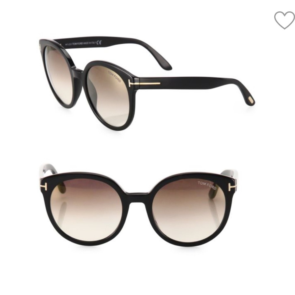 Tom Ford Philippa 55MM Mirrored Oversized Round Sunglasses